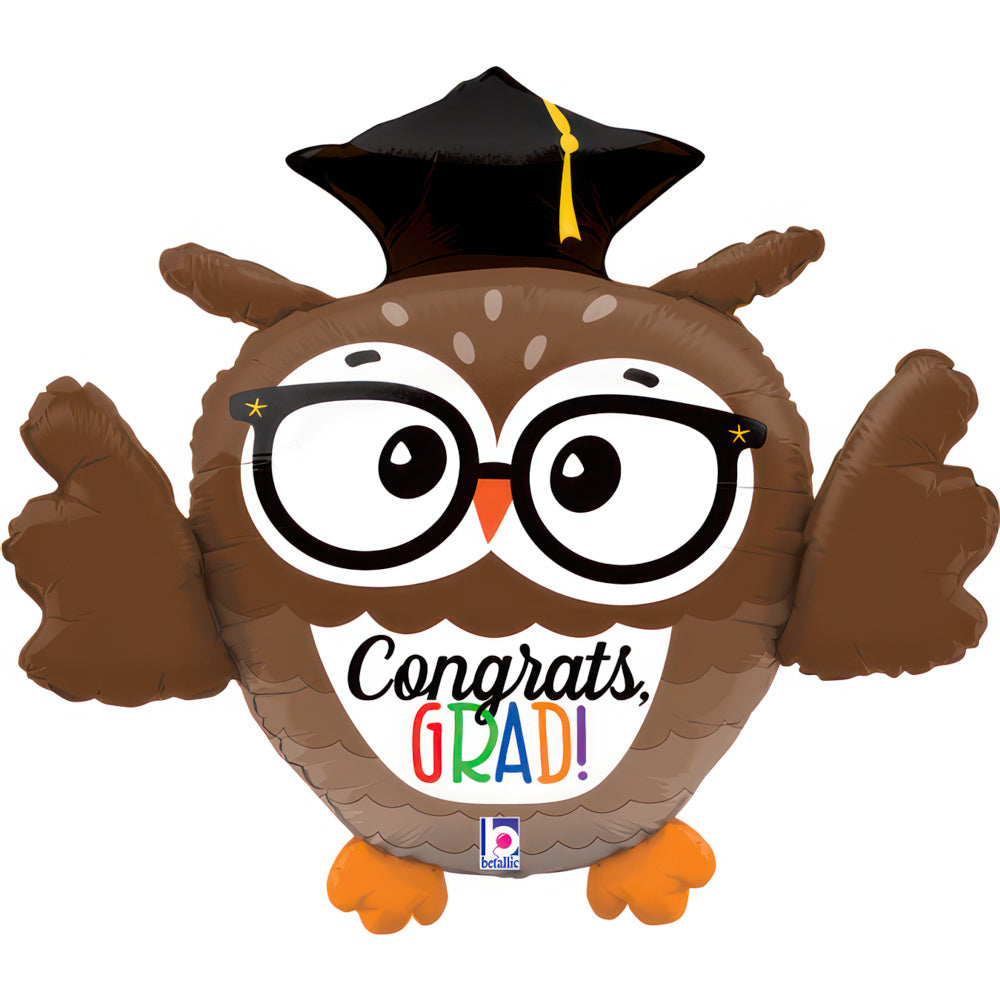 Globo "Búho Congrats Grad" Grabo