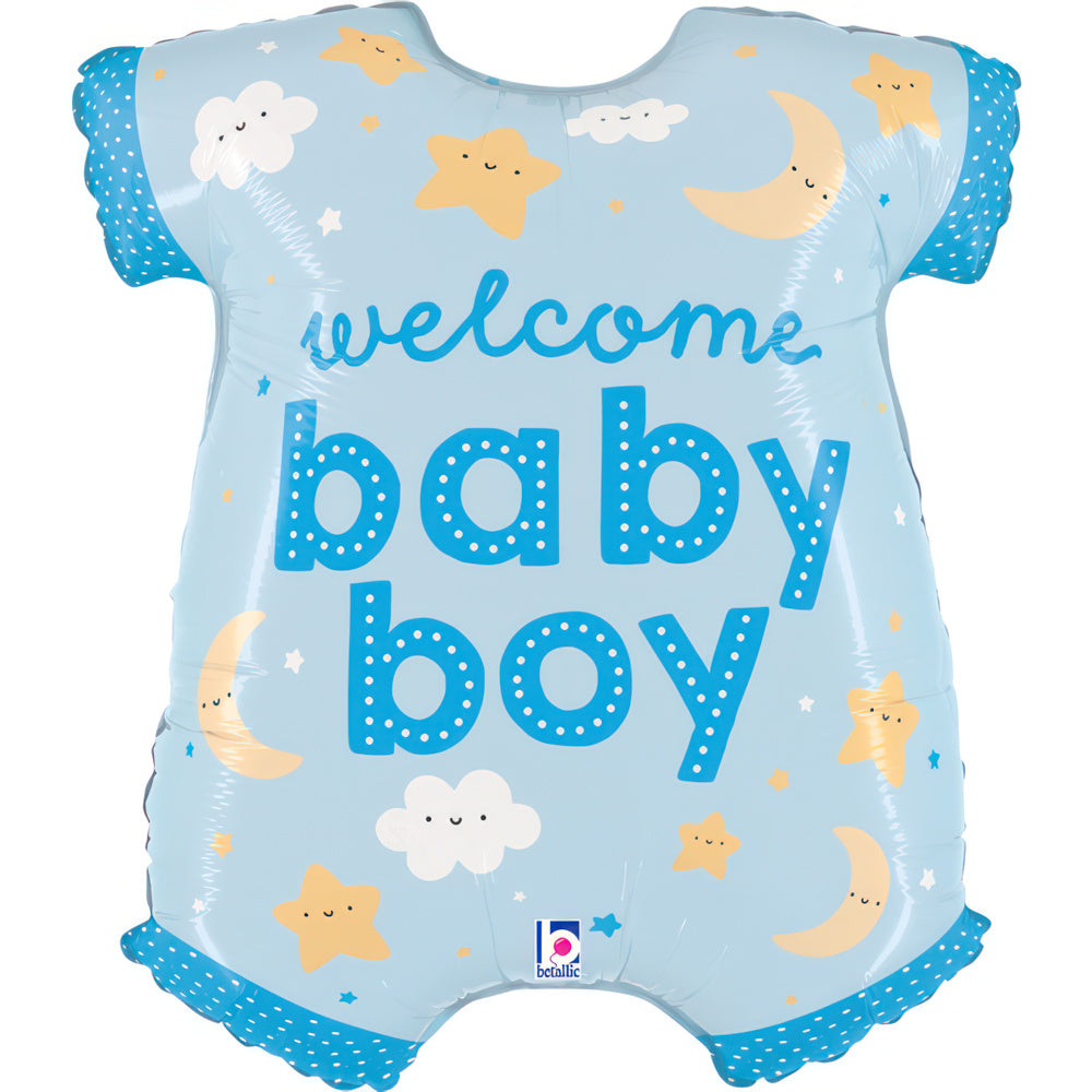 Globo Romper "Welcome Baby Boy" Grabo