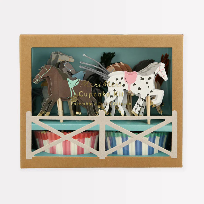 Kit de Cupcakes Fiesta de Caballos