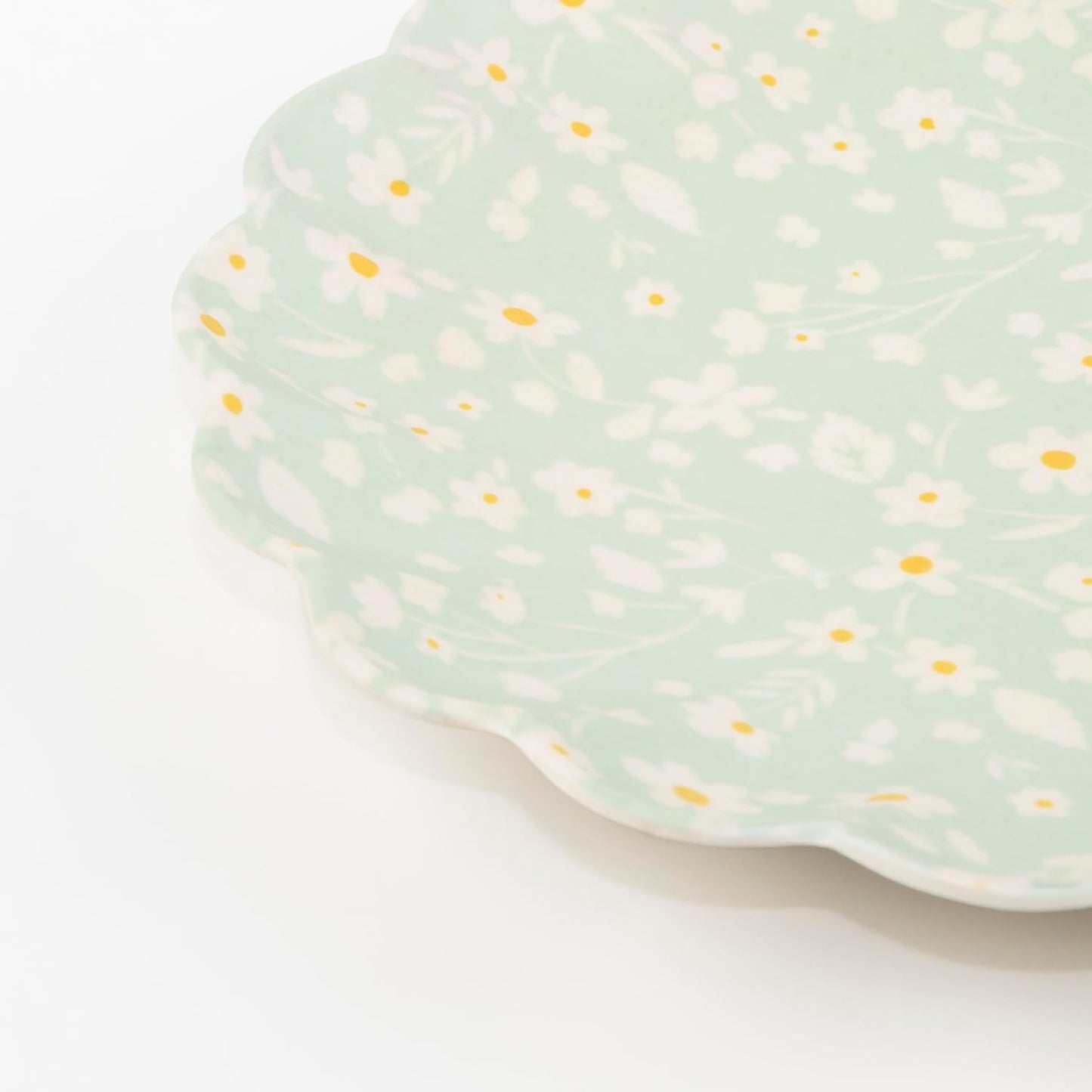 Platos pequeños de bambú con diseño floral Meri Meri