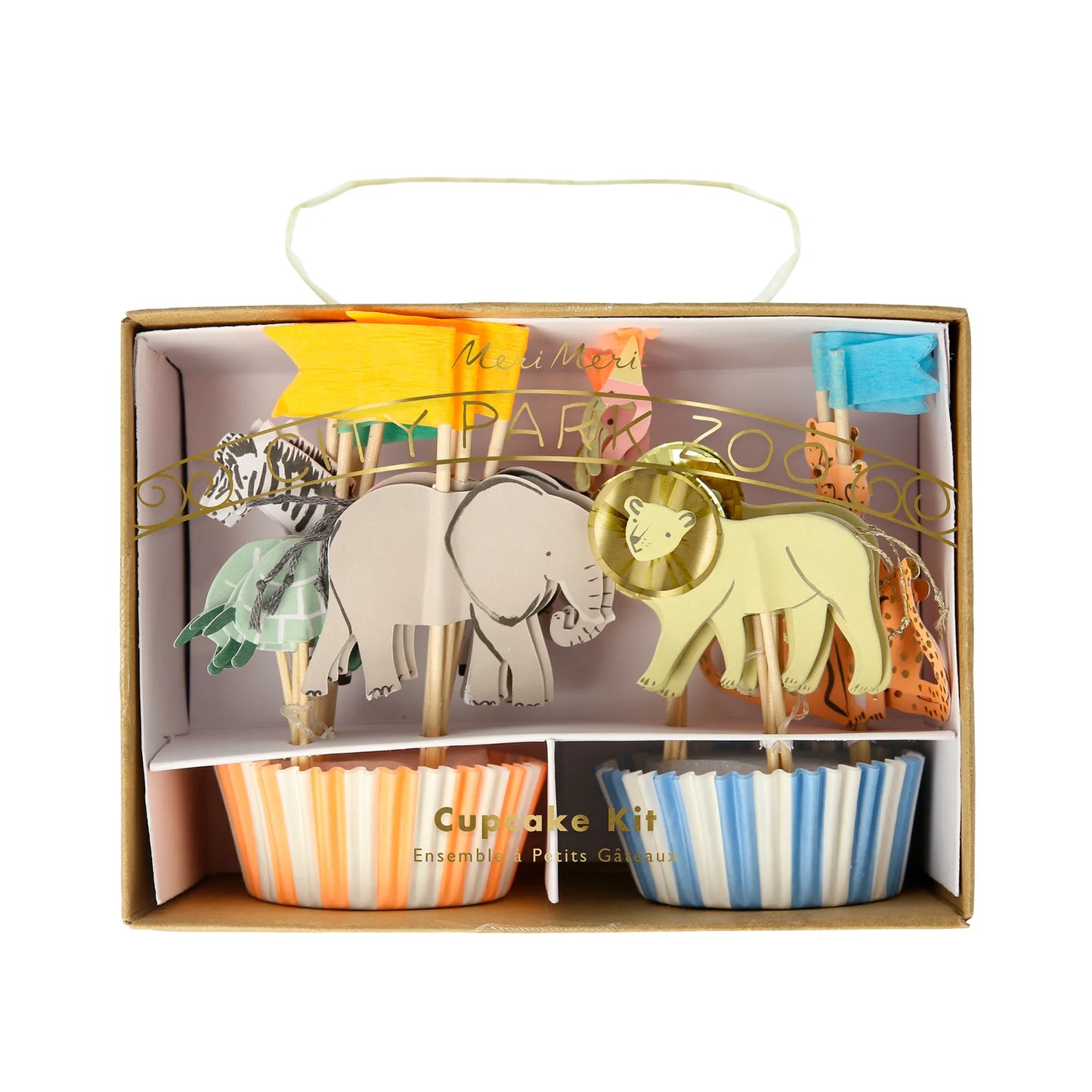 Kit de Cupcakes Safari de Animales Meri Meri