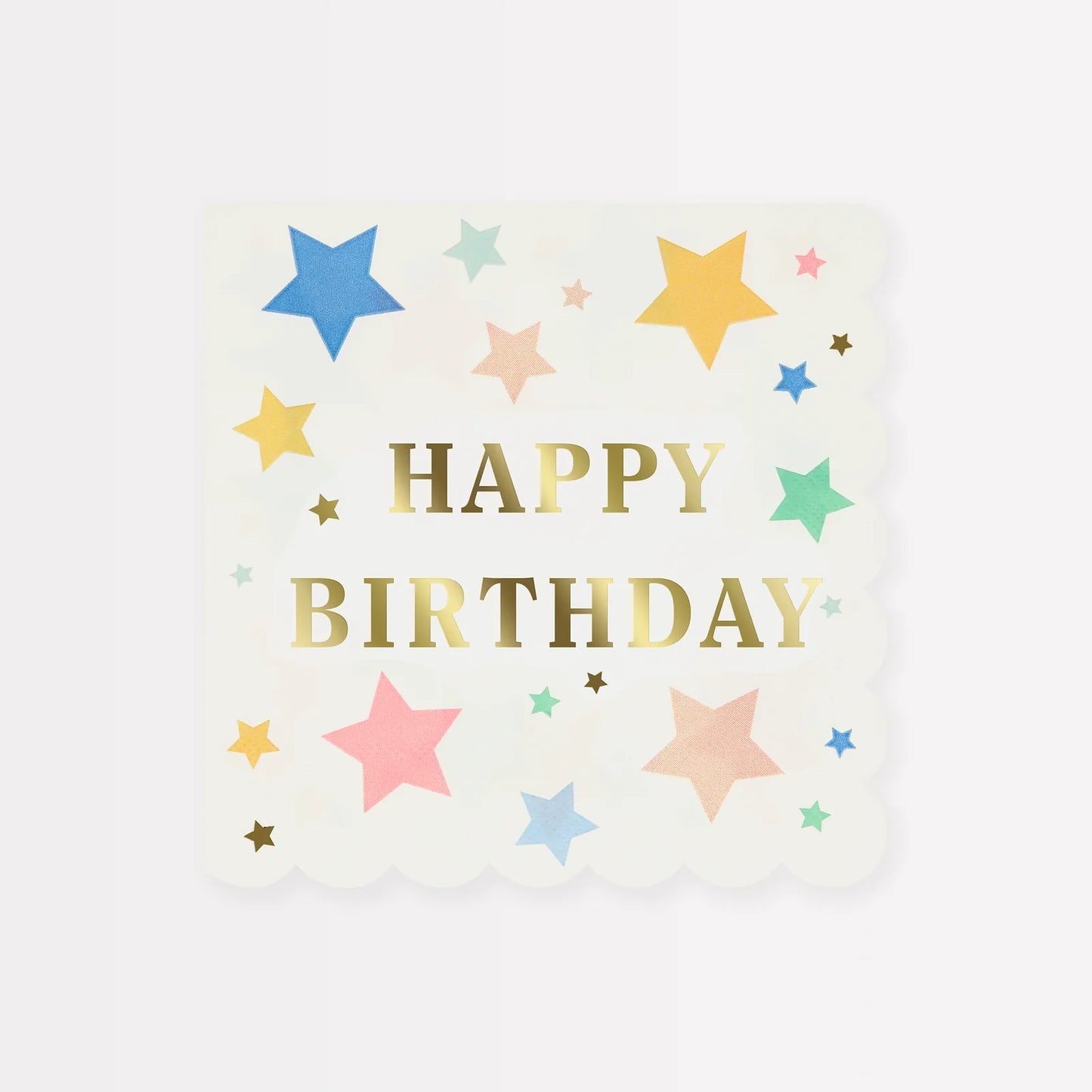 Servilletas Stars Happy Birthday Meri Meri