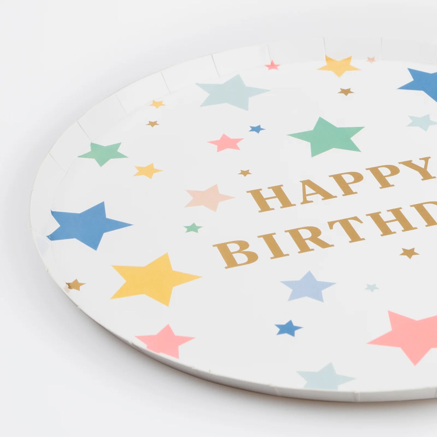 Platos de Cena Stars Happy Birthday Meri Meri