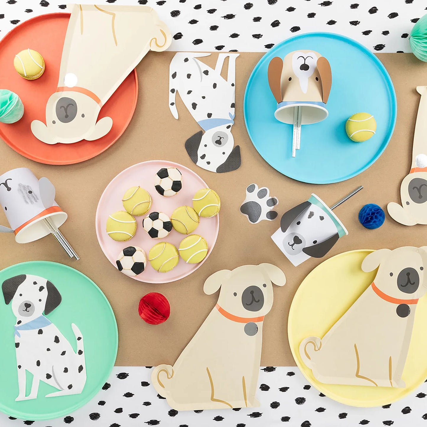 Platos Perrito Pug Meri Meri