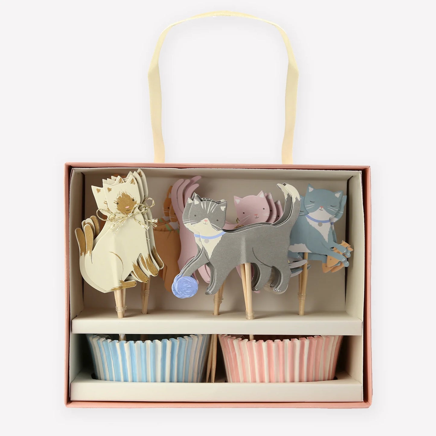 Kit de Cupcakes Fiesta de Gatitos Meri Meri
