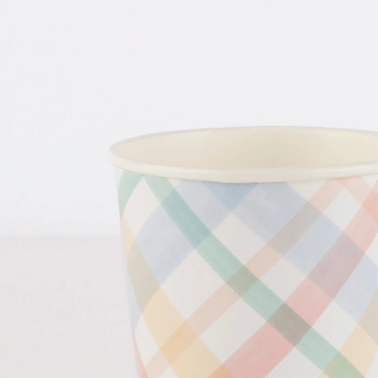 Vasos lineas de Color Pastel Meri Meri