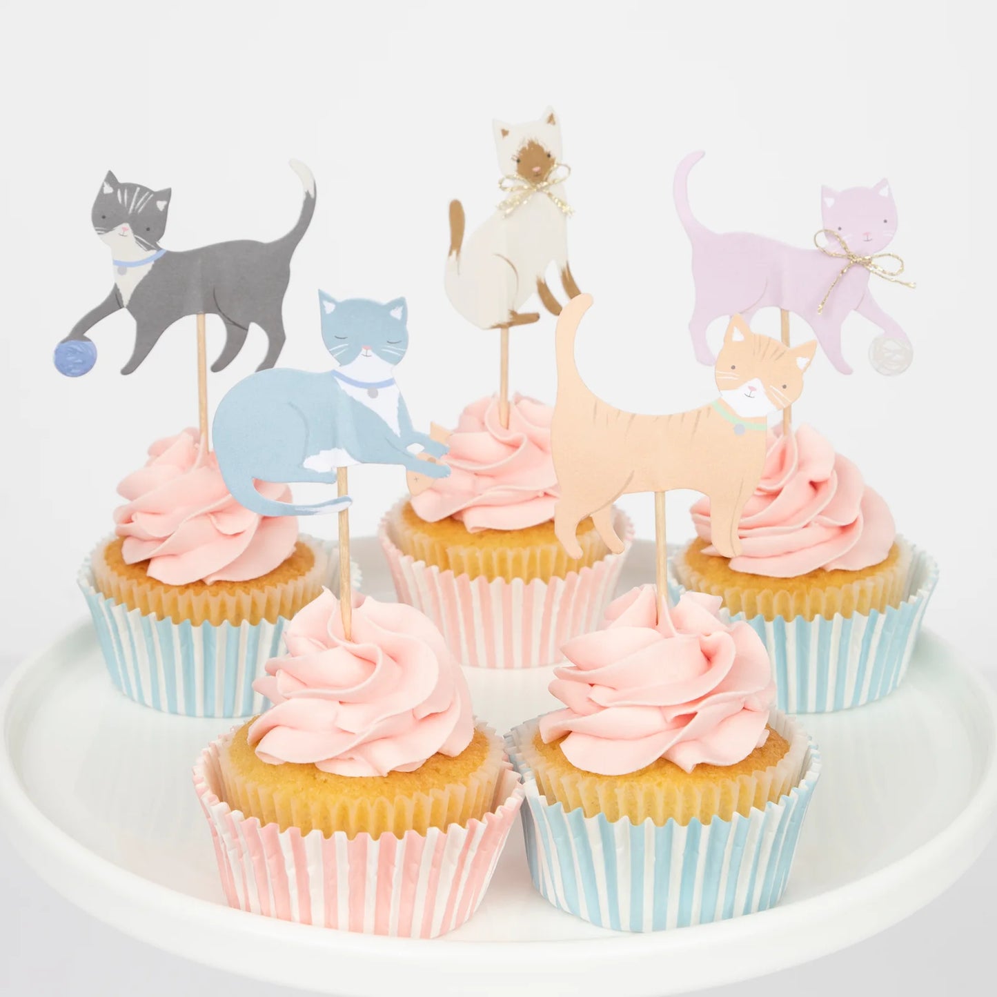 Kit de Cupcakes Fiesta de Gatitos Meri Meri