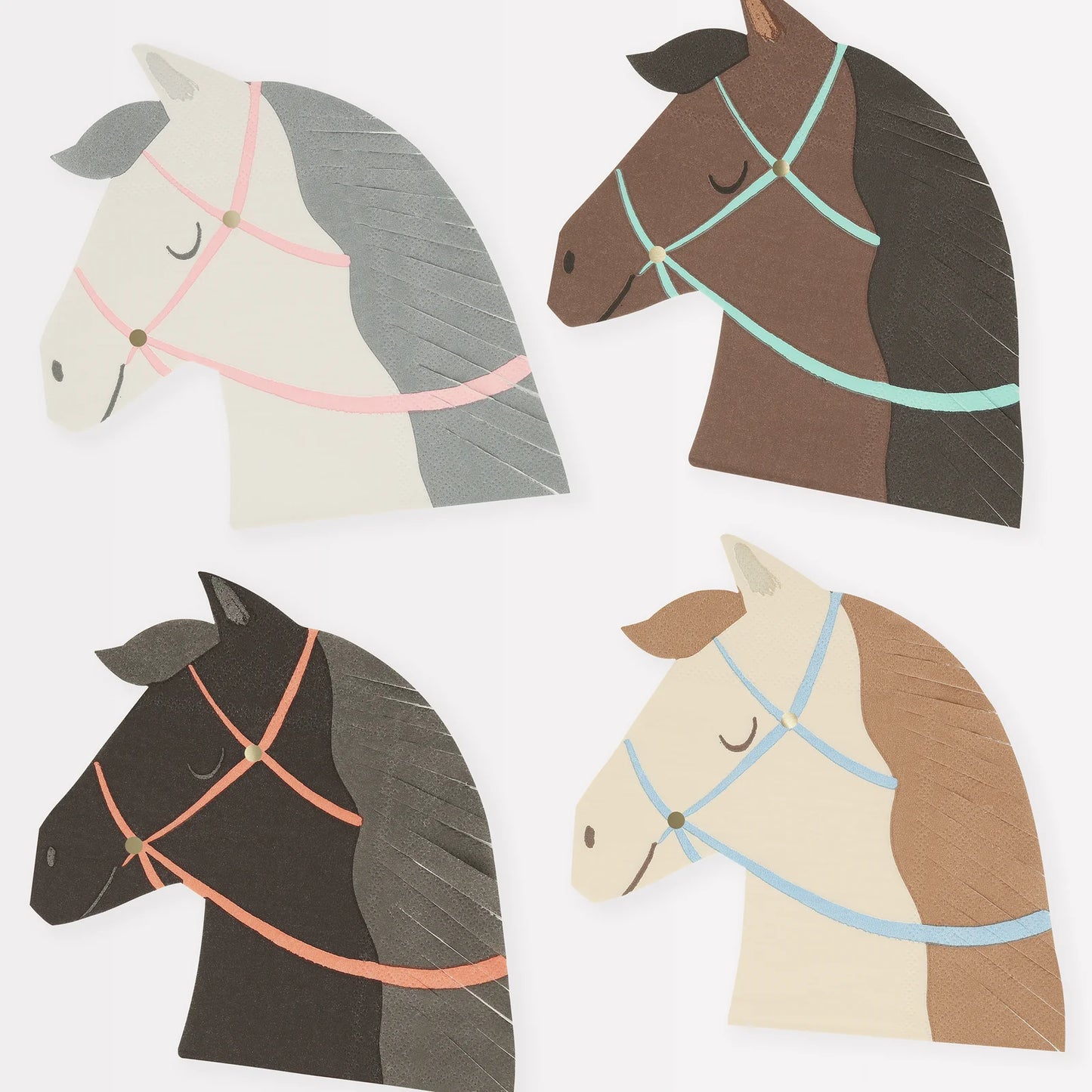 Servilletas en forma de Caballos Meri Meri
