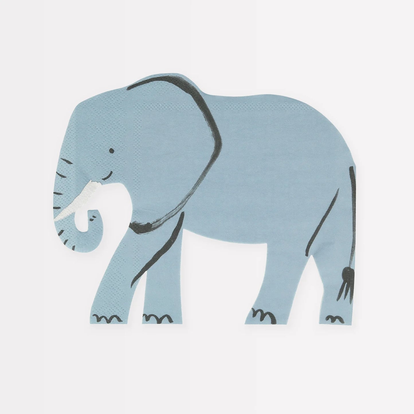 Servilletas en forma de Elefante Safari de Animales Meri Meri