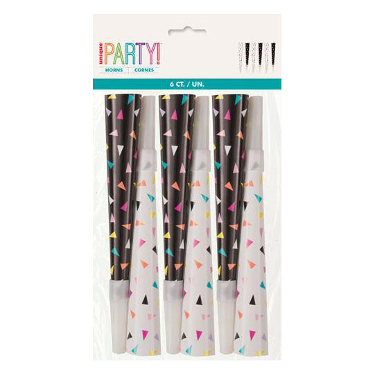 Cornetas Confetti Triángulos