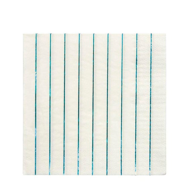 Servilletas Stripe Blue Large