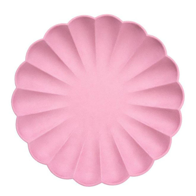 Platos ECO Rosado Fuerte Large Meri Meri
