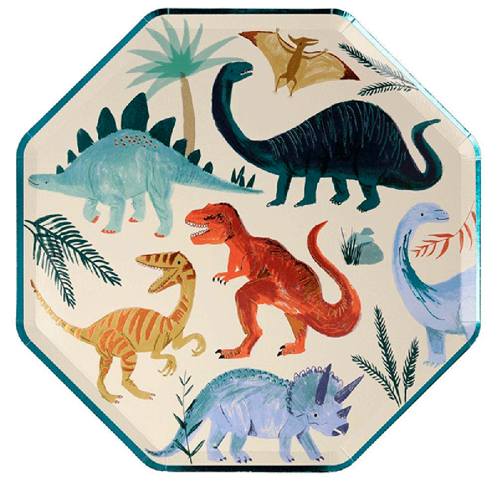 Plato Dinosaurio Kingdom Cena