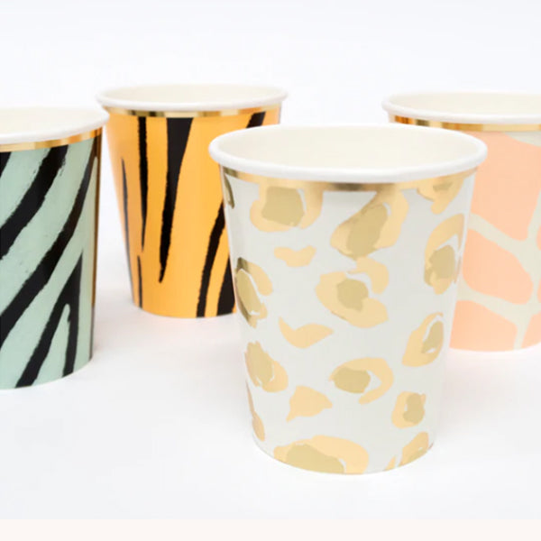 Vasos Safari Animal Print