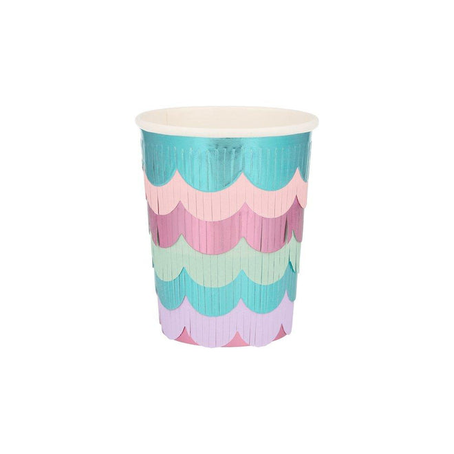 Vasos Mermaid scalloped