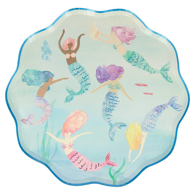 Platos mermaids swimming