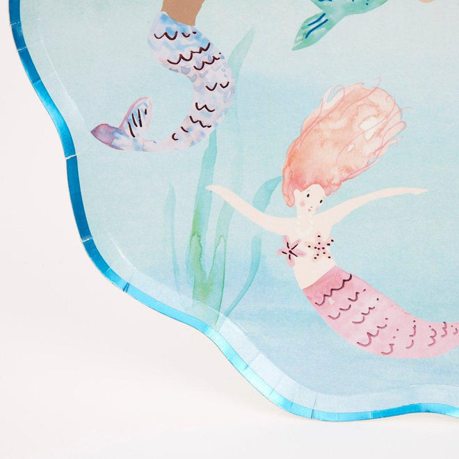 Platos mermaids swimming