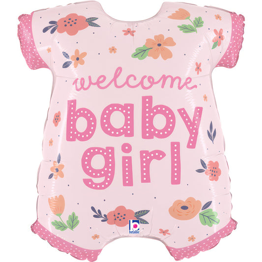 Globo Romper "Welcome Baby Girl" Grabo