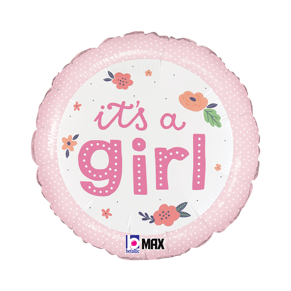 Globo Redondo "Its a Girl" Grabo