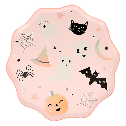 Platos Halloween Pastel