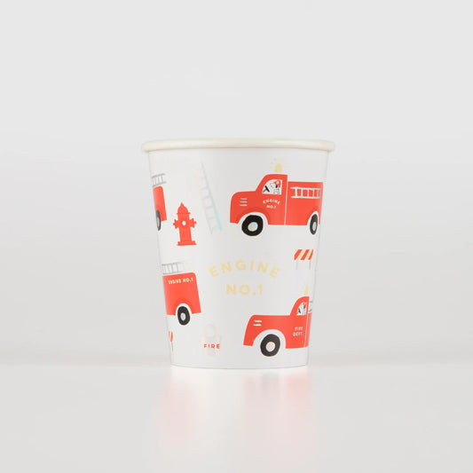 Vasos de Bomberos Meri Meri