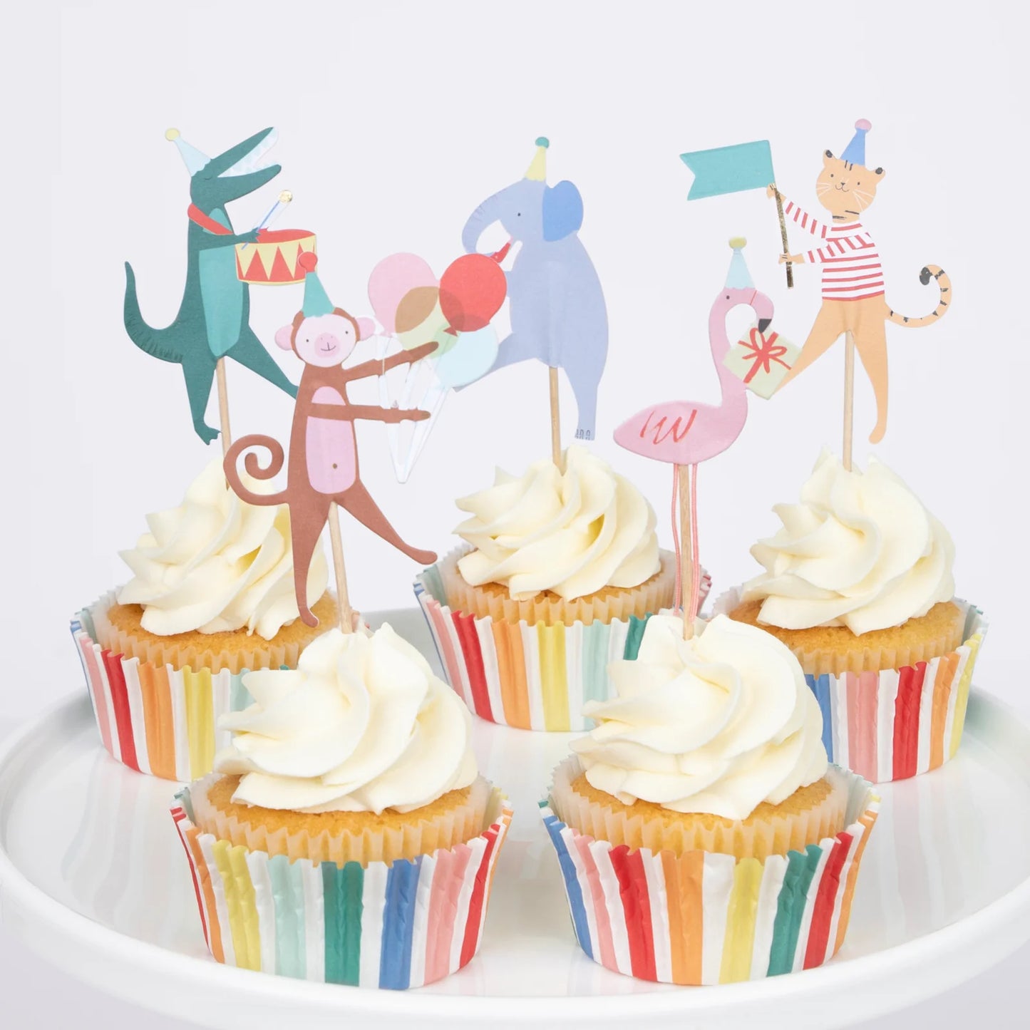 Kit de Cupcakes Animal Parade Meri Meri