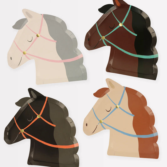 Platos en forma de Caballo Meri Meri