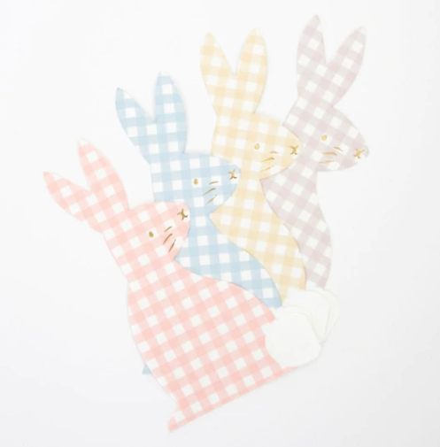 Gingham Bunny Napkins