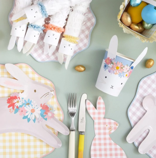 Gingham Bunny Napkins