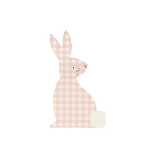 Gingham Bunny Napkins