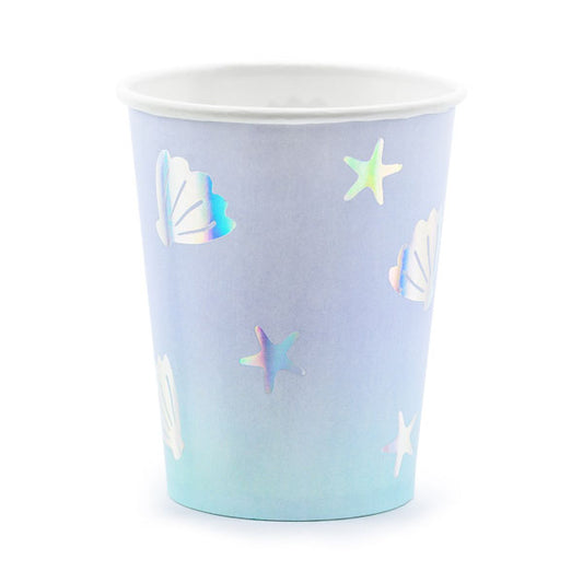 Vasos conchitas y estrellas