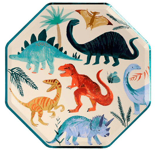 Plato Dinosaurio Kingdom Cena