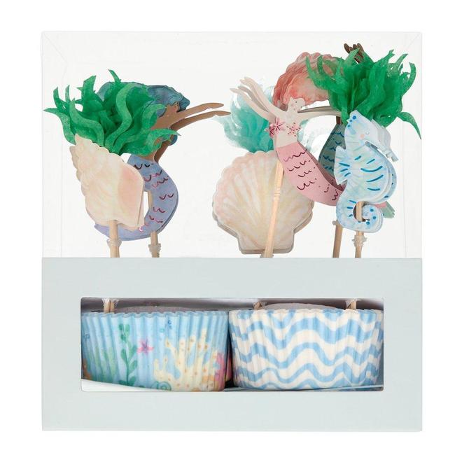 kit de cupcake Mermaids